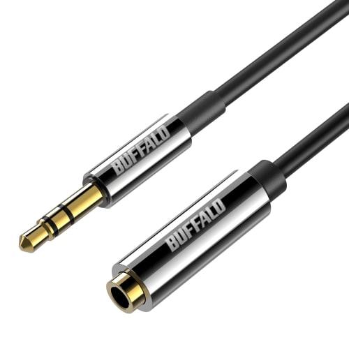 Buffalo Audio Cable Extension AUX 3.5mm Noise Resistant Shield 24K Gold Plated Car Stereo Home Stereo Aluminum Mold Extension 2m BSSTME20BK/N
Buffalo Audio Cable Extension AUX 3.5mm Noise Resistant Shield 24K Gold Plated Car Stereo Home Stereo Aluminum Mold Extension 2m BSSTME20BK/N