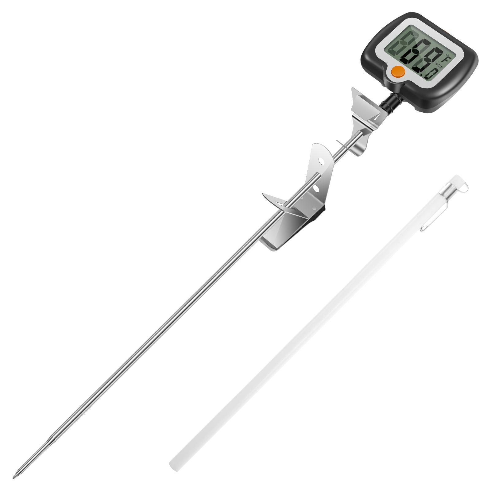 Food Thermometer Digital Candy Thermometer with Pot Clip 180 Degree Rotating LCD Display Thermometers for Kitchen Accessories
Food Thermometer Digital Candy Thermometer with Pot Clip 180 Degree Rotating LCD Display Thermometers for Kitchen Accessories
