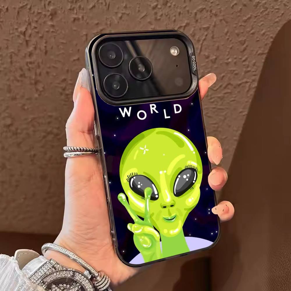Funny Space UFO Alien Thing Phone Case For iPhone 17 16 15 14 13 12 11 Pro Max Plus Silver candy Matte Cover iPhoneXSMAX
Funny Space UFO Alien Thing Phone Case For iPhone 17 16 15 14 13 12 11 Pro Max Plus Silver candy Matte Cover iPhoneXSMAX