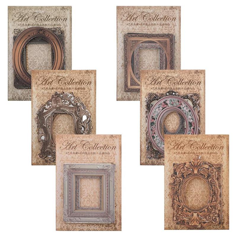 180 Pcs Scrapbook Window Frame Vintage Frame Scrapbook Decorative Paper Retro Photo Border Paper
180 Pcs Scrapbook Window Frame Vintage Frame Scrapbook Decorative Paper Retro Photo Border Paper