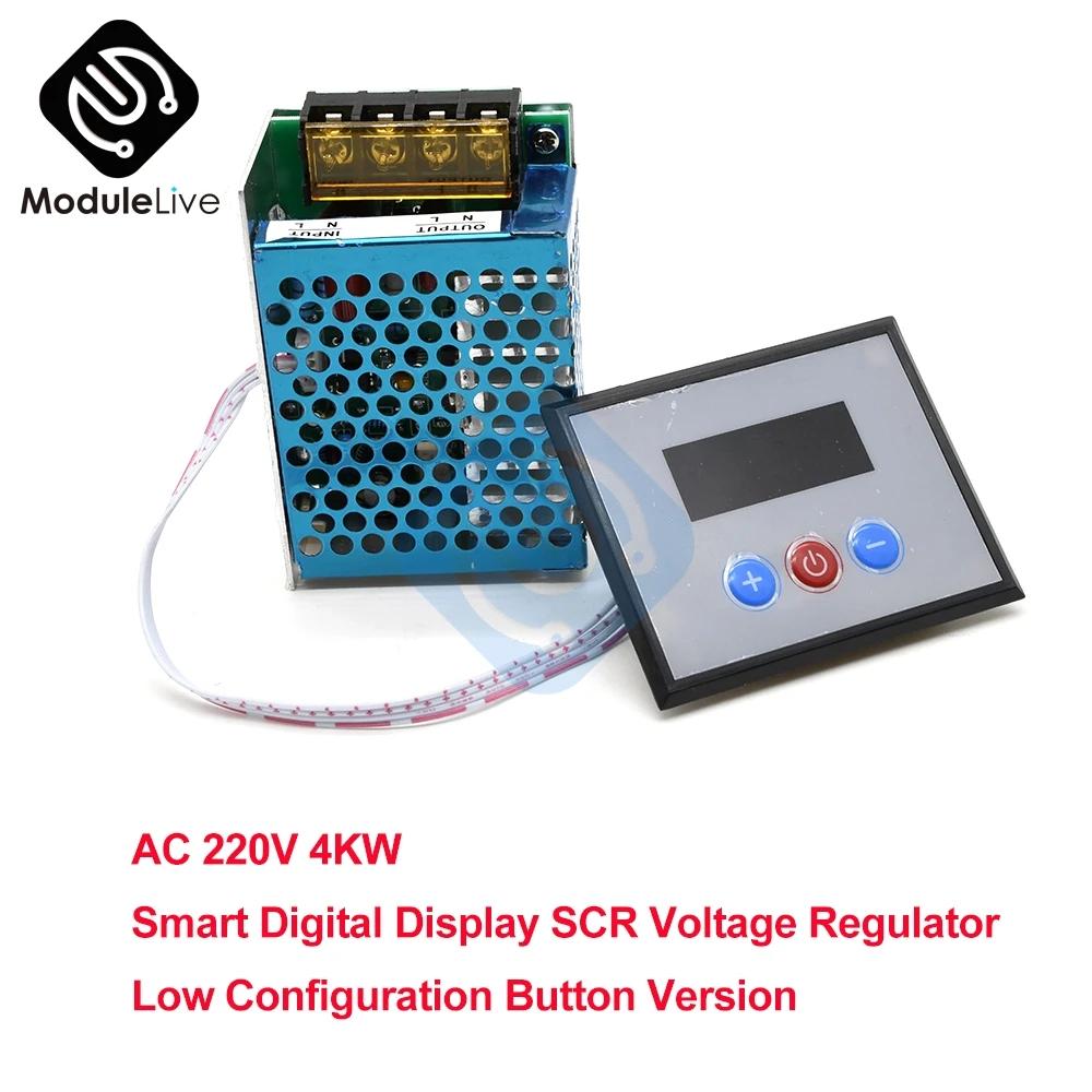 4KW 4000W 220V AC SCR Voltage Regulator Dimmer Electric Motor Speed Temperature Controller+Digital Meters For Water Heater Motor чорний
4KW 4000W 220V AC SCR Voltage Regulator Dimmer Electric Motor Speed Temperature Controller+Digital Meters For Water Heater Motor чорний