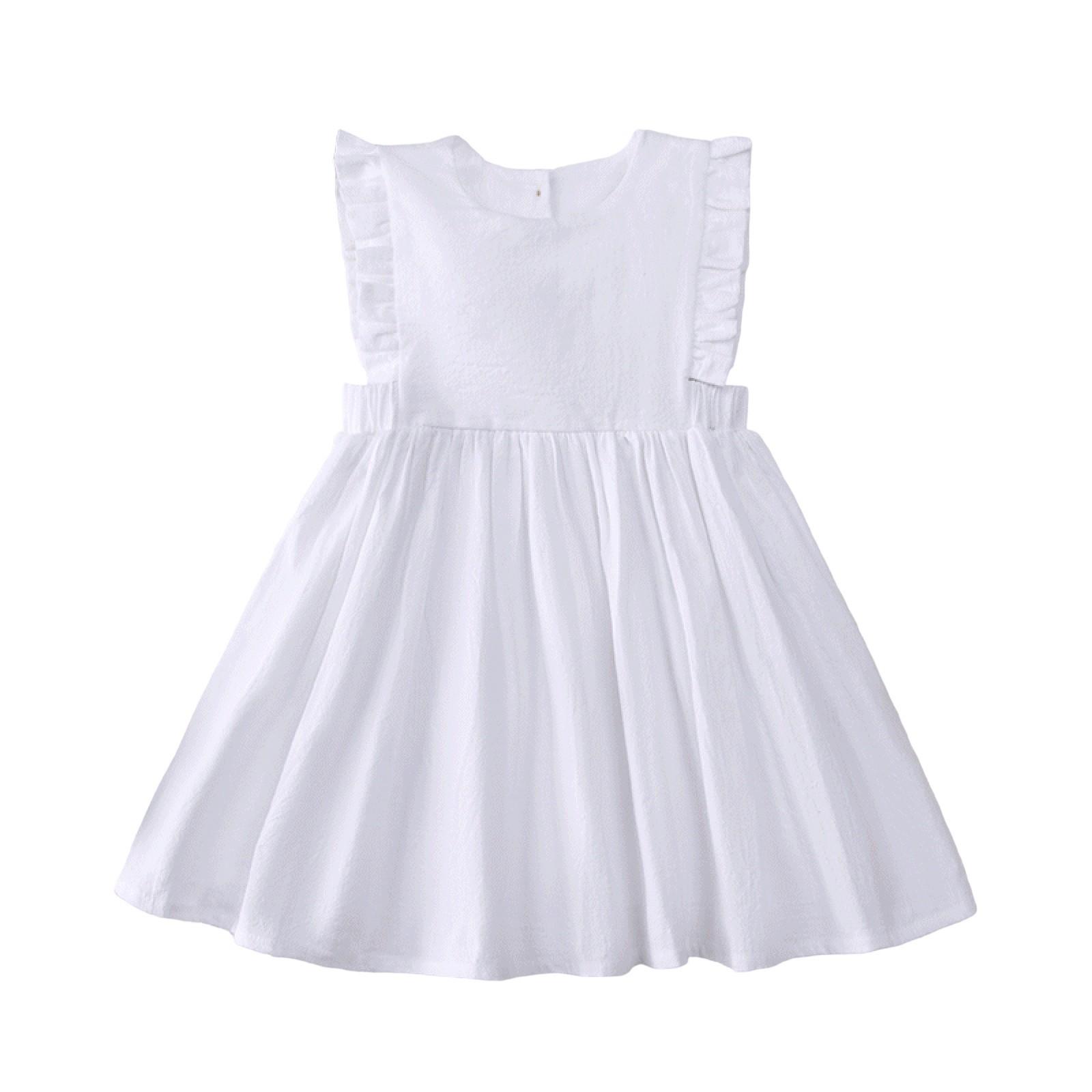 Літня дівчинка сукня суцільний колір мила спідниця для дітей 100 білий
Літня дівчинка сукня суцільний колір мила спідниця для дітей 100 білий