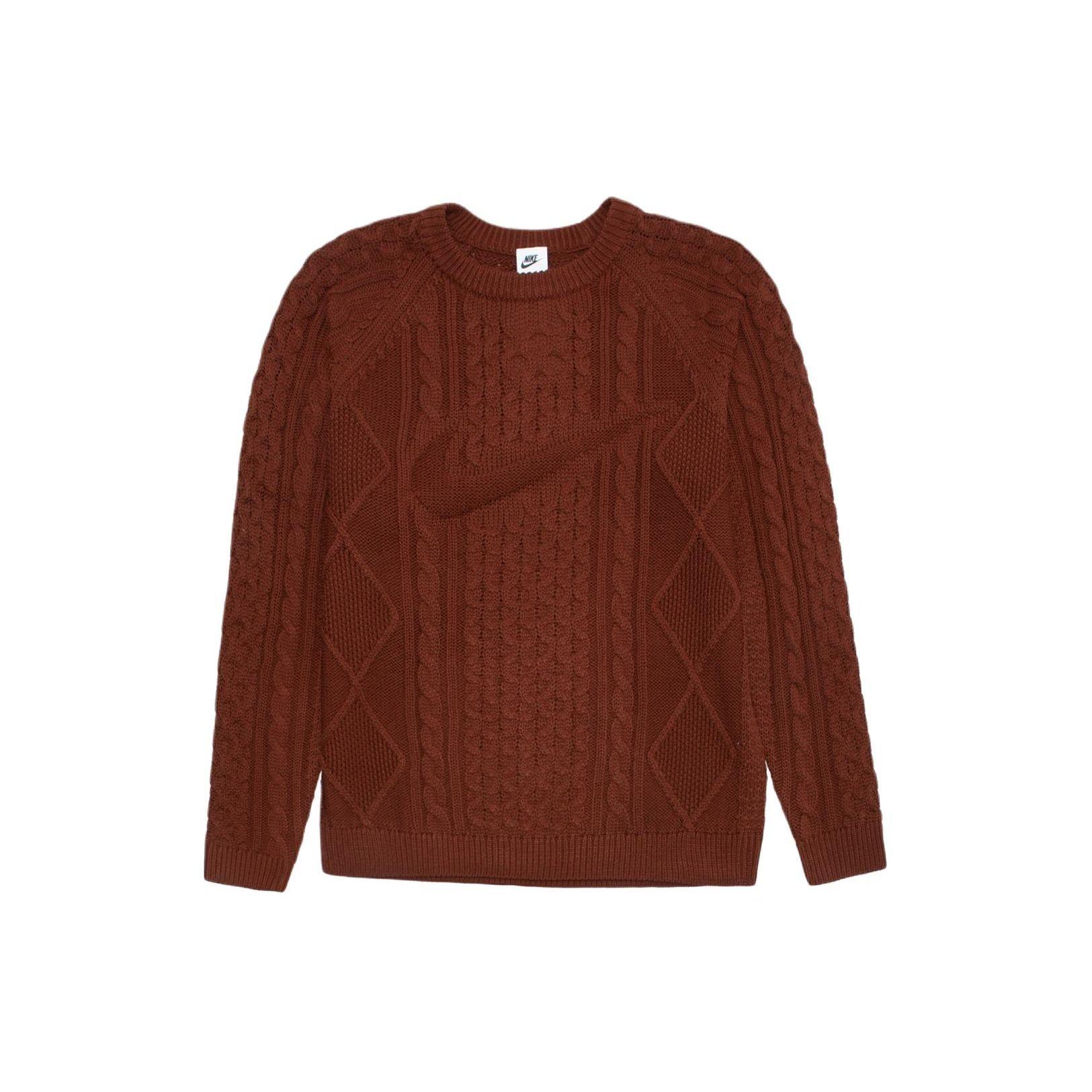 Nike Однотонный свитер с круглым вырезом, вязаный косами, унисекс, бордовый DQ5176-217 M
Nike Однотонный свитер с круглым вырезом, вязаный косами, унисекс, бордовый DQ5176-217 M