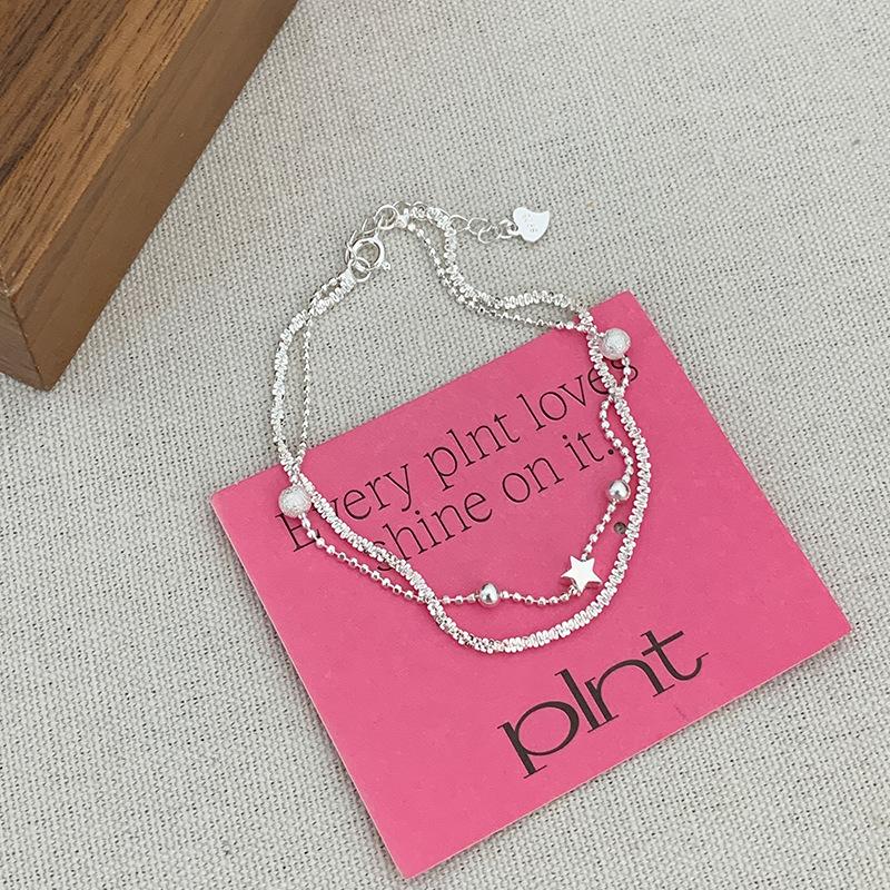 Korean version of double-layer broken child star round bead bracelet girl fun sweet cool bracelet design cute jewelry accessories
Korean version of double-layer broken child star round bead bracelet girl fun sweet cool bracelet design cute jewelry accessories