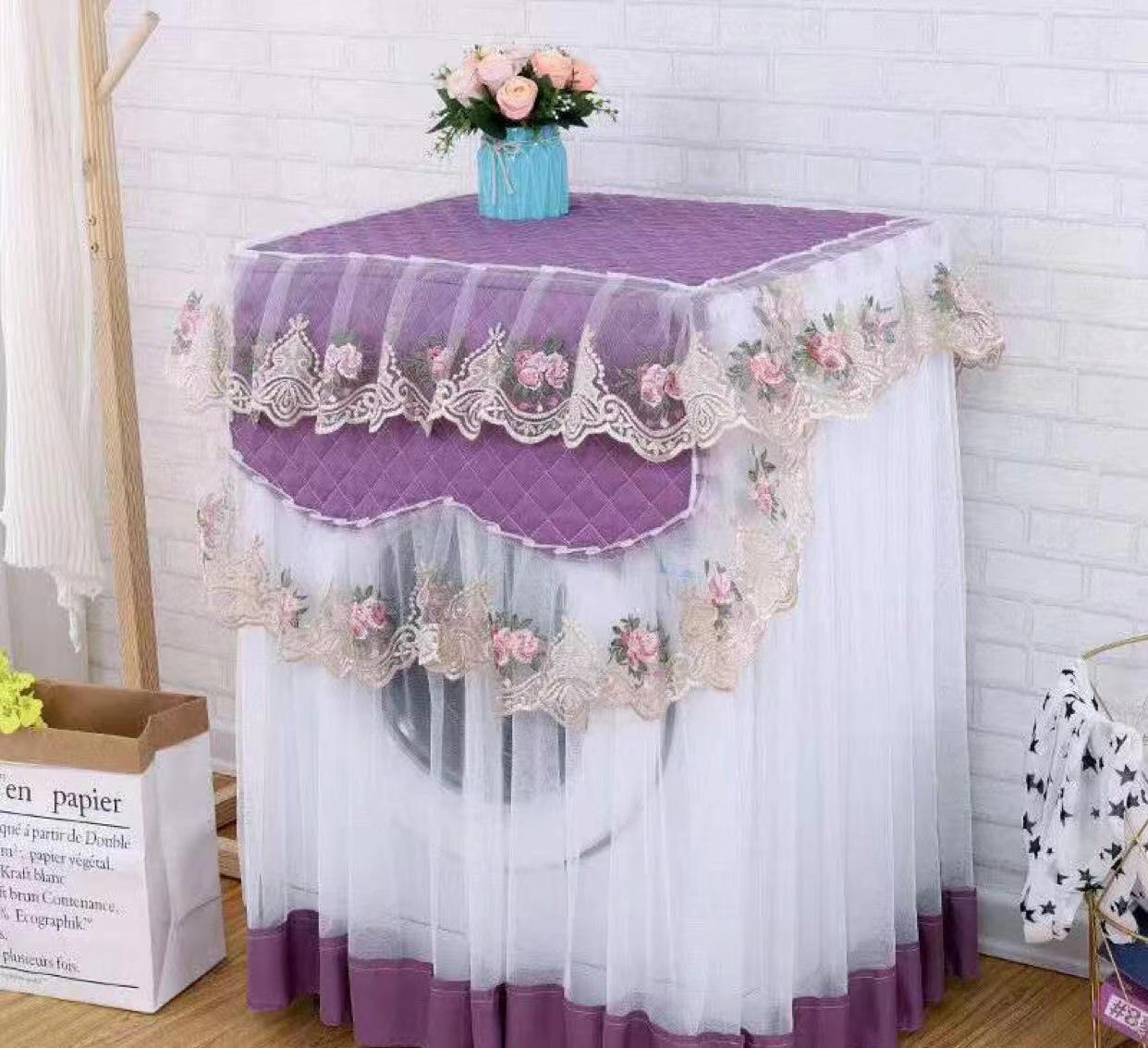 European Lace Side-Opening Washing Machine Dust Cover 60x60x85 cm
European Lace Side-Opening Washing Machine Dust Cover 60x60x85 cm