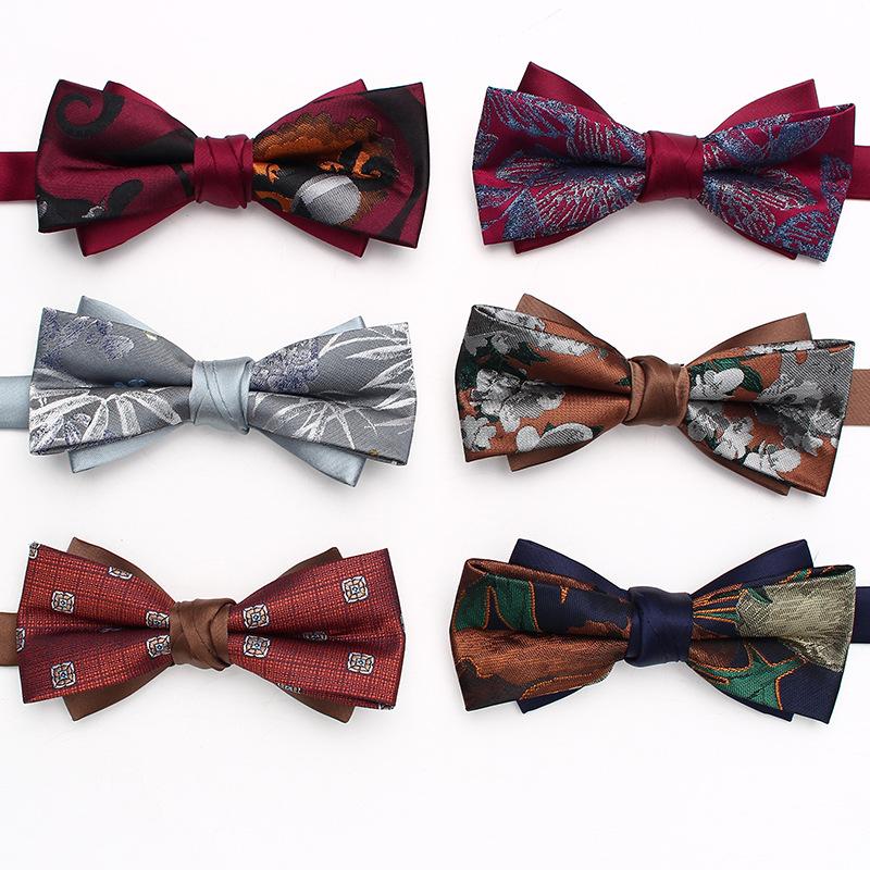 Striped Color Matching Double-Layer Bow Tie Men S Business British Style Suit Accessories Wedding Bow Tie Factory
Striped Color Matching Double-Layer Bow Tie Men S Business British Style Suit Accessories Wedding Bow Tie Factory