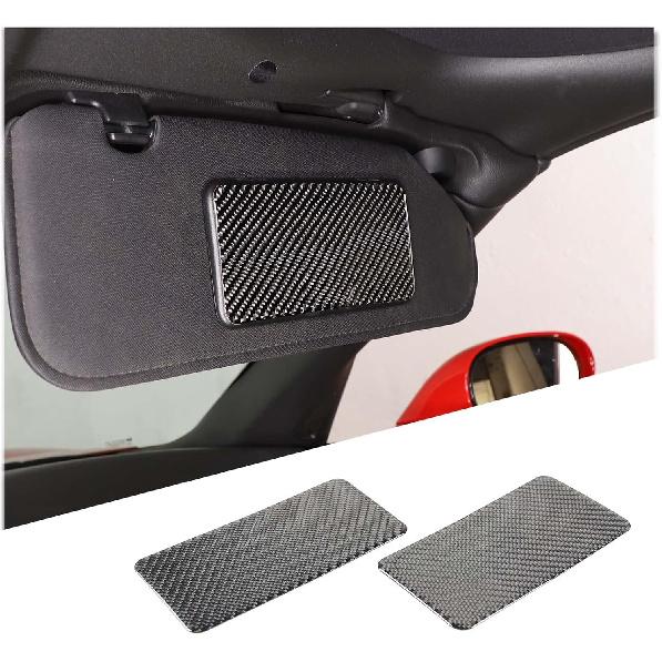 PIUGILH Car Sun Visor Vanity Mirror Cover, Soft Carbon Fiber Trim Stickers Fit for Corvette C6 2005-2013 Interior Accessories, 2Pcs(Black) чёрный
PIUGILH Car Sun Visor Vanity Mirror Cover, Soft Carbon Fiber Trim Stickers Fit for Corvette C6 2005-2013 Interior Accessories, 2Pcs(Black) чёрный