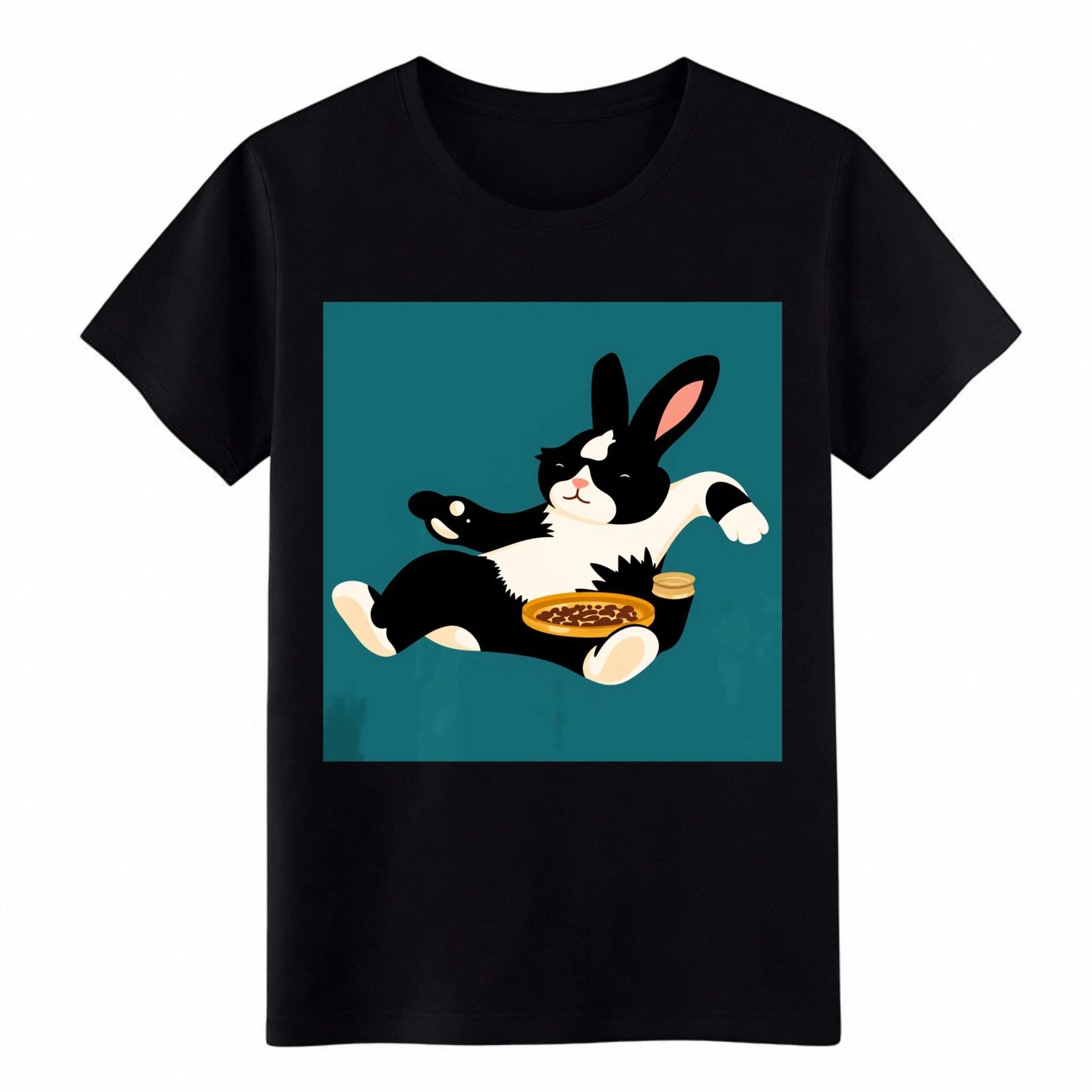 Funny Lazy Bunny Eating Pie Graphic T-Shirt Cute Rabbit Tee for Men Women 2XL
Funny Lazy Bunny Eating Pie Graphic T-Shirt Cute Rabbit Tee for Men Women 2XL