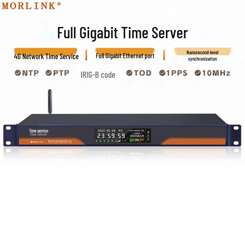 MORLINK Gigabit PTP/NTP Time Synchronization Server
MORLINK Gigabit PTP/NTP Time Synchronization Server