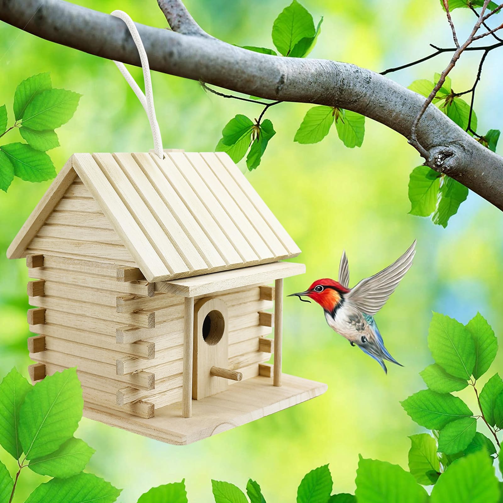 Botocoo Wild Bird Nest Bird Nest Completed Breeding Wild Bird Bird Garden Bird Outdoor Bird Watching Box, Box, Product, Hanging, Wooden, Box, Feeder, білий
Botocoo Wild Bird Nest Bird Nest Completed Breeding Wild Bird Bird Garden Bird Outdoor Bird Watching Box, Box, Product, Hanging, Wooden, Box, Feeder, білий