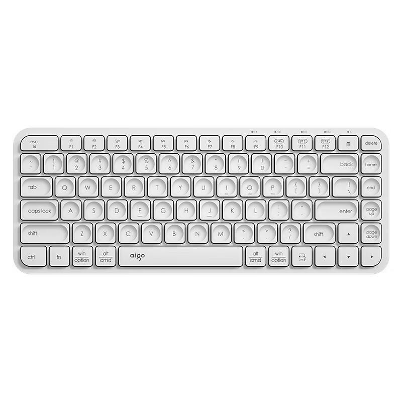 Aigo V200 84-Key Slim Wireless Bluetooth Keyboard
Aigo V200 84-Key Slim Wireless Bluetooth Keyboard