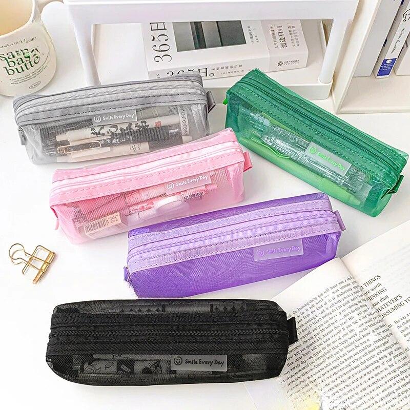 Mesh Pencil Case For Middle High School Office Supplies Transparent Multifunction Organizer Multiple Colors to Choose from 1pc
Mesh Pencil Case For Middle High School Office Supplies Transparent Multifunction Organizer Multiple Colors to Choose from 1pc