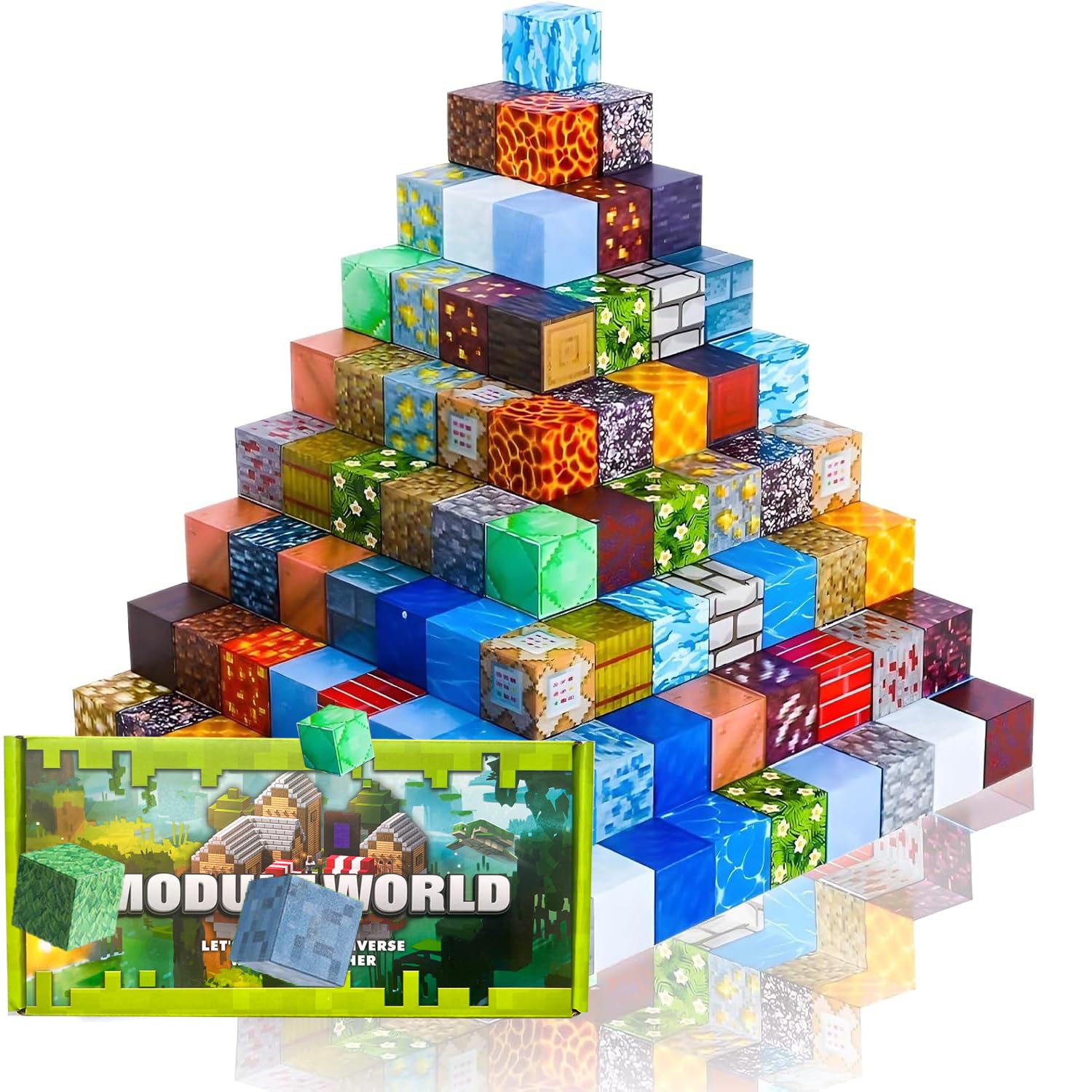 TOWYSOR 135 Pcs Magnetic Block Set with Storage Box Kids DIY Educational Toy Magnetic Building Blocks Suitable for Boys and Girls Birthday Christmas
TOWYSOR 135 Pcs Magnetic Block Set with Storage Box Kids DIY Educational Toy Magnetic Building Blocks Suitable for Boys and Girls Birthday Christmas