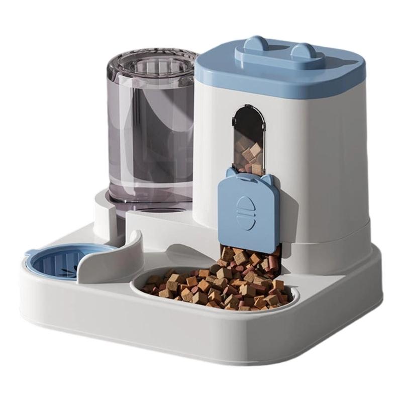 Automatic Weight Pet Supplier and Water Dispenser Denial Electricity Required Large Capacity 2L Food Container and 1L Water Bowl for Cats
Automatic Weight Pet Supplier and Water Dispenser Denial Electricity Required Large Capacity 2L Food Container and 1L Water Bowl for Cats