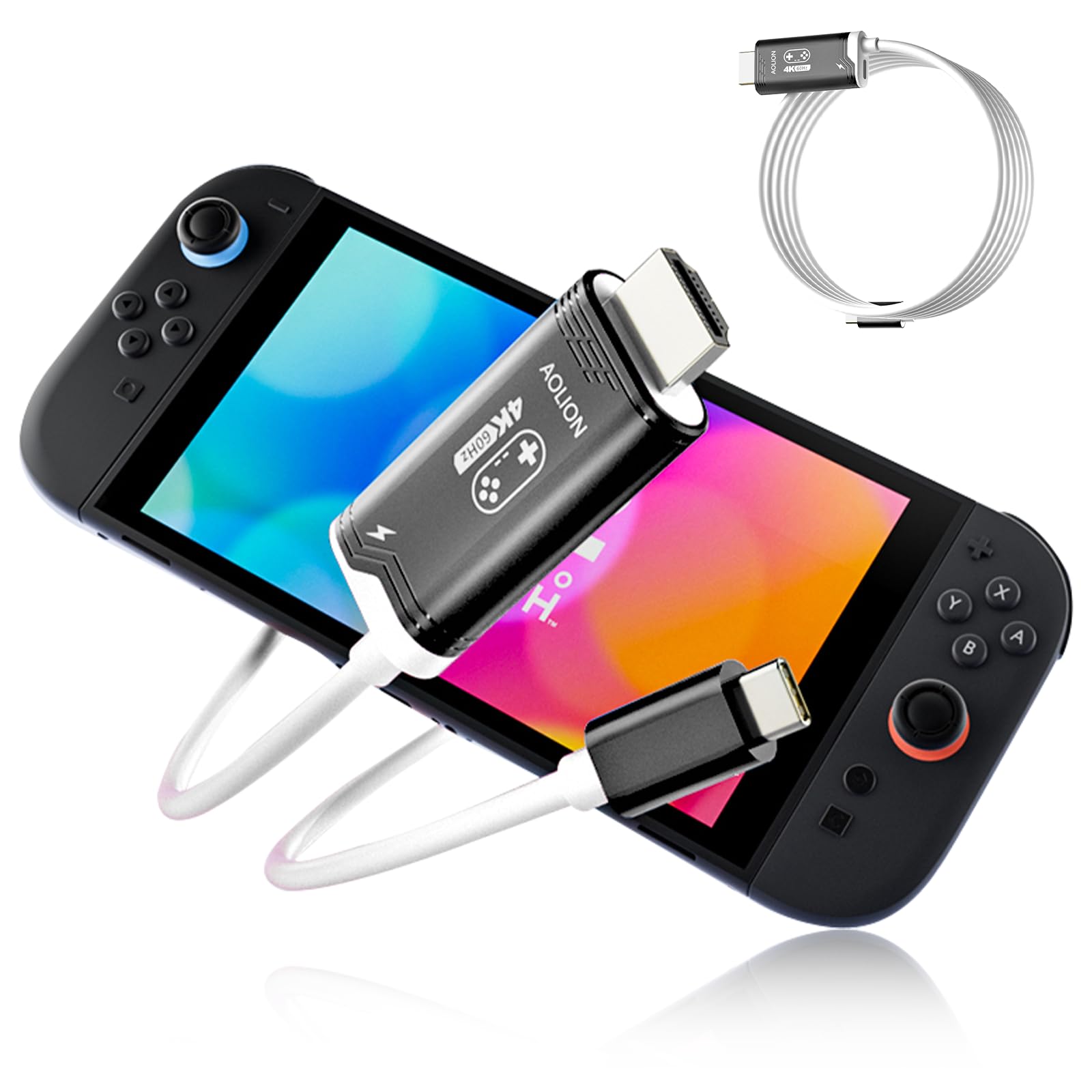 Sediven Switch 2 Совместимое подключение к ТВ Прямое ТВ HDMI Выход для зарядки PD100W Без расширения оригинального ТВ-режима Легкий и компактный док, совместимый со Switch 2,
Sediven Switch 2 Совместимое подключение к ТВ Прямое ТВ HDMI Выход для зарядки PD100W Без расширения оригинального ТВ-режима Легкий и компактный док, совместимый со Switch 2,