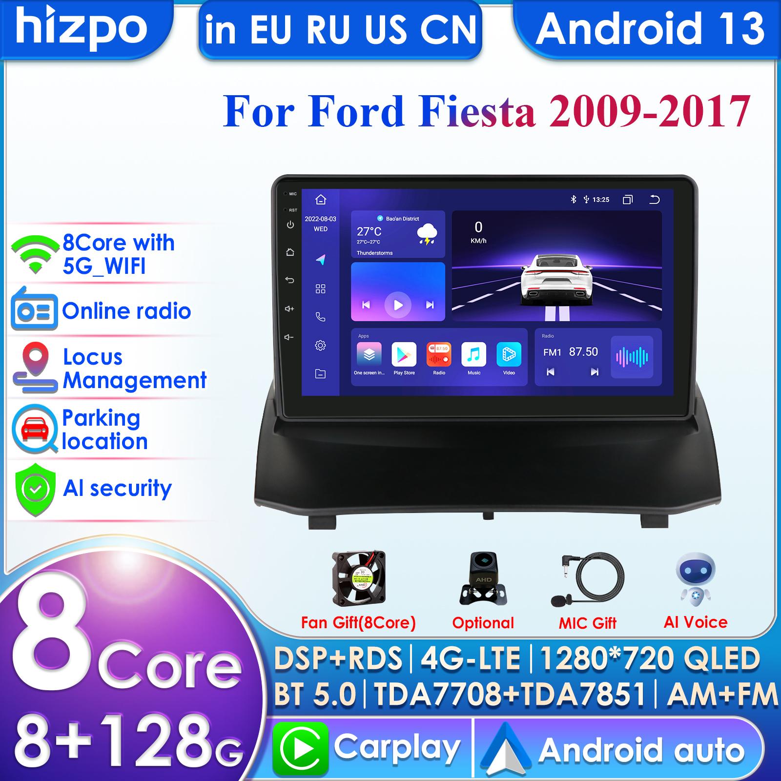 Hizpo 2din Android Автомагнитола для Ford Fiesta 2009 - 2017 Автомобильный Радиоприемник Мультимедиа Видео Плеер GPS Навигация Головное Устройство Carplay 4G WIFI Интеллектуальный Видеорегистратор DSP P1L C 4Core 1G 16G
Hizpo 2din Android Автомагнитола для Ford Fiesta 2009 - 2017 Автомобильный Радиоприемник Мультимедиа Видео Плеер GPS Навигация Головное Устройство Carplay 4G WIFI Интеллектуальный Видеорегистратор DSP P1L C 4Core 1G 16G