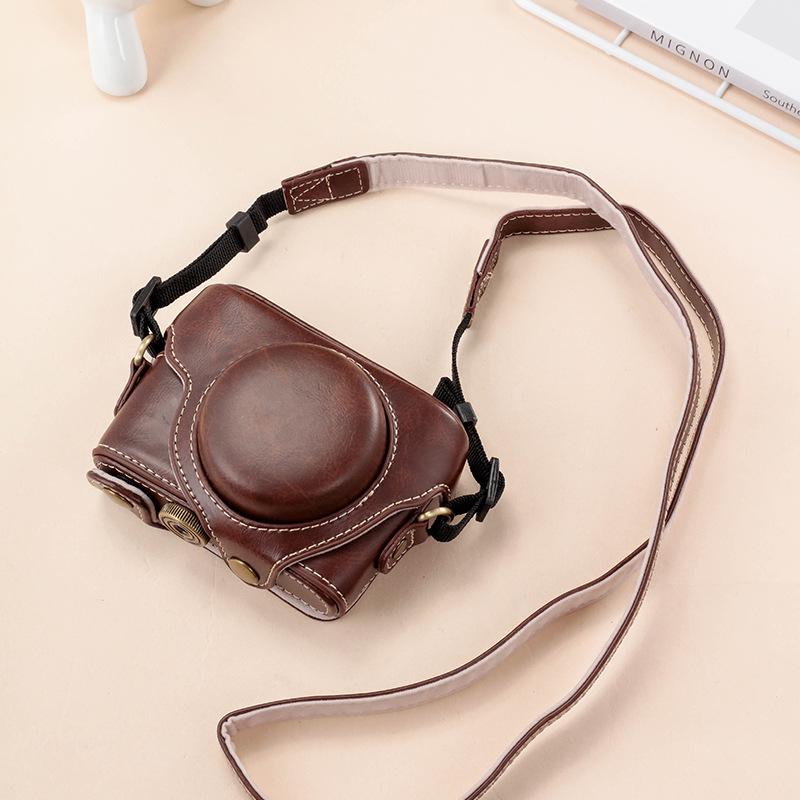 Кожаный чехол для камеры Sony серии RX100 — совместим с RX100M6, RX100 M2, M3, M4, M5A, M5, WX700, HX90 — черный
Кожаный чехол для камеры Sony серии RX100 — совместим с RX100M6, RX100 M2, M3, M4, M5A, M5, WX700, HX90 — черный