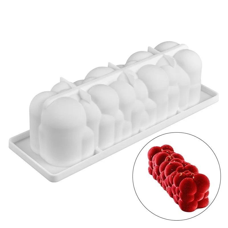 DIY homemade baking tool bubble spiral dessert mold New 3D cloud series silicone mold art cake mold A
DIY homemade baking tool bubble spiral dessert mold New 3D cloud series silicone mold art cake mold A