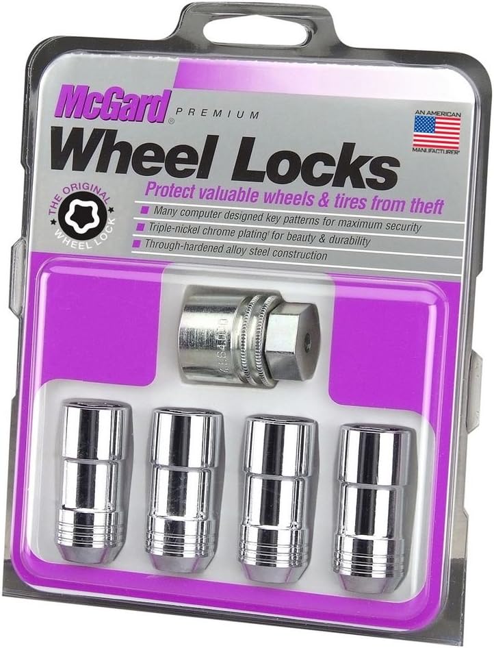 24234 Chrome Cone Seat Wheel Locks (9/16 - 18 Thread Size) - Set of 4 United States
24234 Chrome Cone Seat Wheel Locks (9/16 - 18 Thread Size) - Set of 4 United States