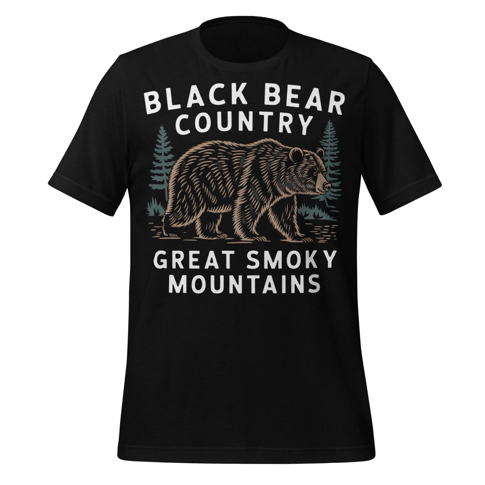 Black Bear Country Shirt Great Smoky Mountains Hiking Wildlife Unisex Tee S
Black Bear Country Shirt Great Smoky Mountains Hiking Wildlife Unisex Tee S