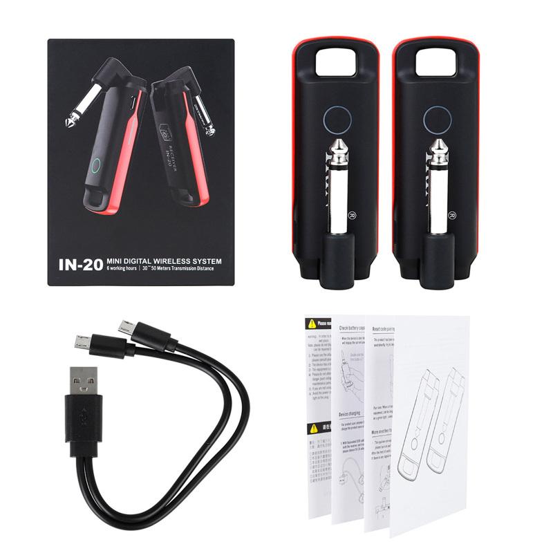 Wireless Guitar System Wireless Aud io Transmitter Receiver 6.35mm Interface Plug Play For Acoustic Guitar
Wireless Guitar System Wireless Aud io Transmitter Receiver 6.35mm Interface Plug Play For Acoustic Guitar