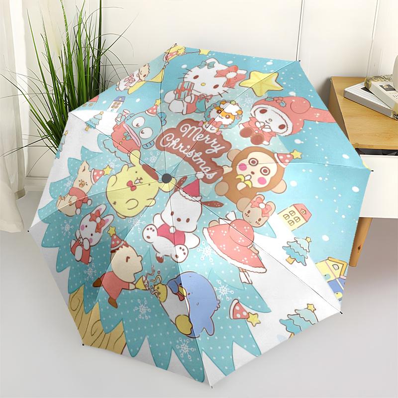 1pc Christmas Tree Hello Kitty and Friends Pattern Beautiful Looking Automatic Folding Umbrella, 3 Folding, 8 Pole Frame Design, Durable and Suitable
1pc Christmas Tree Hello Kitty and Friends Pattern Beautiful Looking Automatic Folding Umbrella, 3 Folding, 8 Pole Frame Design, Durable and Suitable