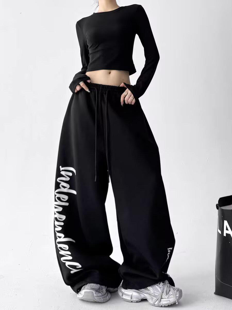Korean Style Women s Versatile Hiphop Sweatpants for Spring - Slimming Jazz Dance Curved Leg Design S
Korean Style Women s Versatile Hiphop Sweatpants for Spring - Slimming Jazz Dance Curved Leg Design S