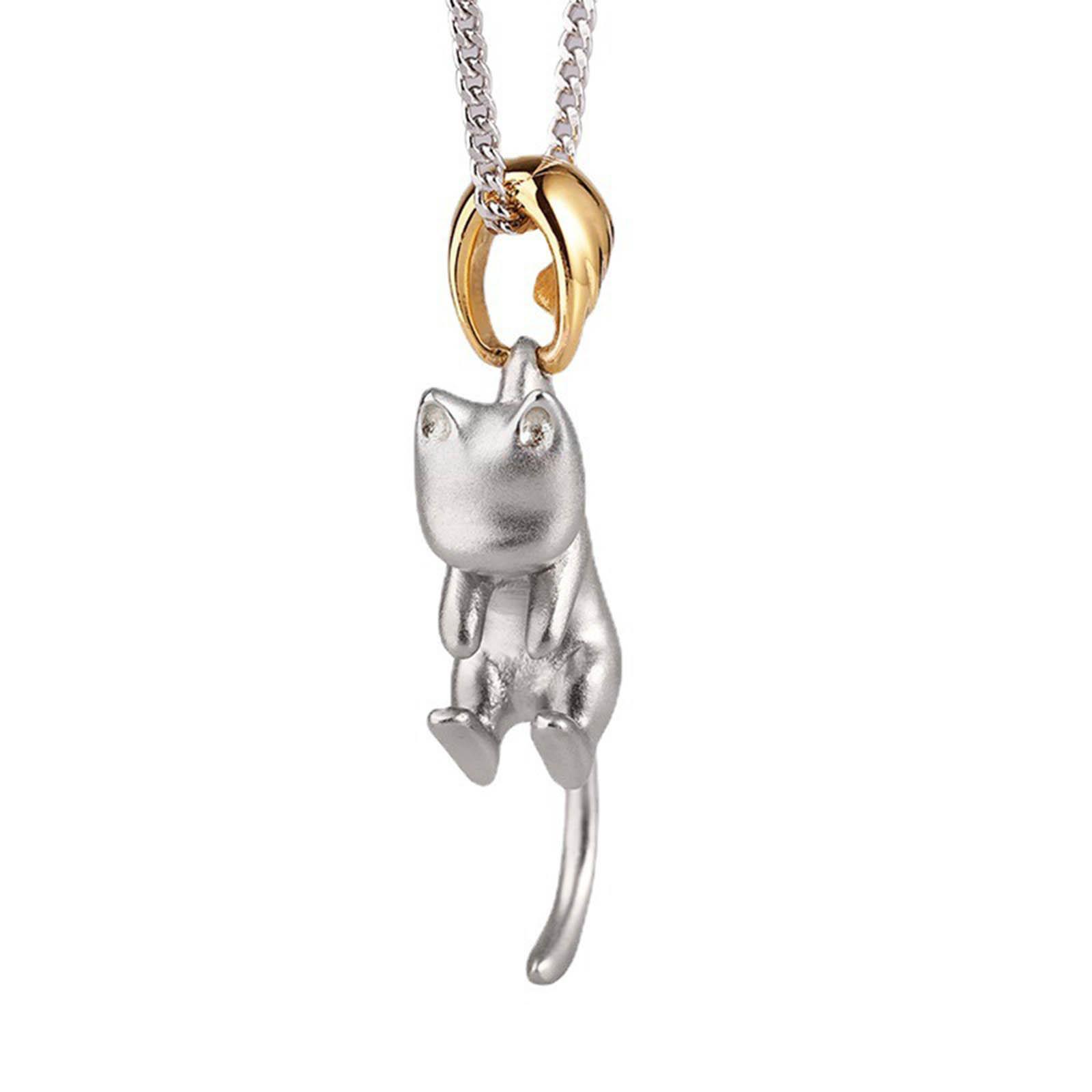 Lovely Cat Pendant Necklace Sweet Cool Clavicle Chain Simple Choker Cute Animal Necklace Statement Jewelry Neck Chain 1
Lovely Cat Pendant Necklace Sweet Cool Clavicle Chain Simple Choker Cute Animal Necklace Statement Jewelry Neck Chain 1