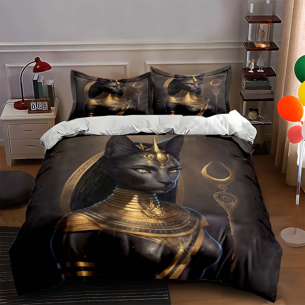 Regal feline design. Bedding Duvet cover sets Duvet covers Pillowcases gifts (1 * Duvet Cover 2 * Pillowcases, without duvet insert) 135x200cm
Regal feline design. Bedding Duvet cover sets Duvet covers Pillowcases gifts (1 * Duvet Cover 2 * Pillowcases, without duvet insert) 135x200cm