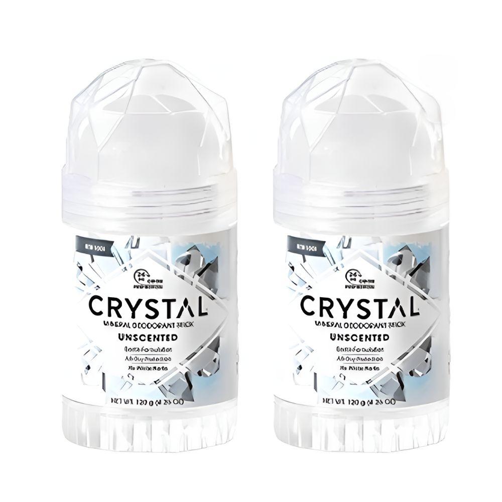 Crystal Mineral Deodorant Stick 120g x 2 Pack Original Natural Mineral Salt Stone for 24hr Protection
Crystal Mineral Deodorant Stick 120g x 2 Pack Original Natural Mineral Salt Stone for 24hr Protection