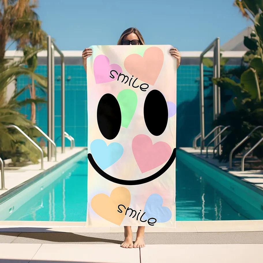 Beach Towel Rainbow Smile Quick Drying Towels Bathroom For Home Spa Personal Care Large Bath Towel Bathroom Set Accessories Gym W40*H60(CM)
Beach Towel Rainbow Smile Quick Drying Towels Bathroom For Home Spa Personal Care Large Bath Towel Bathroom Set Accessories Gym W40*H60(CM)