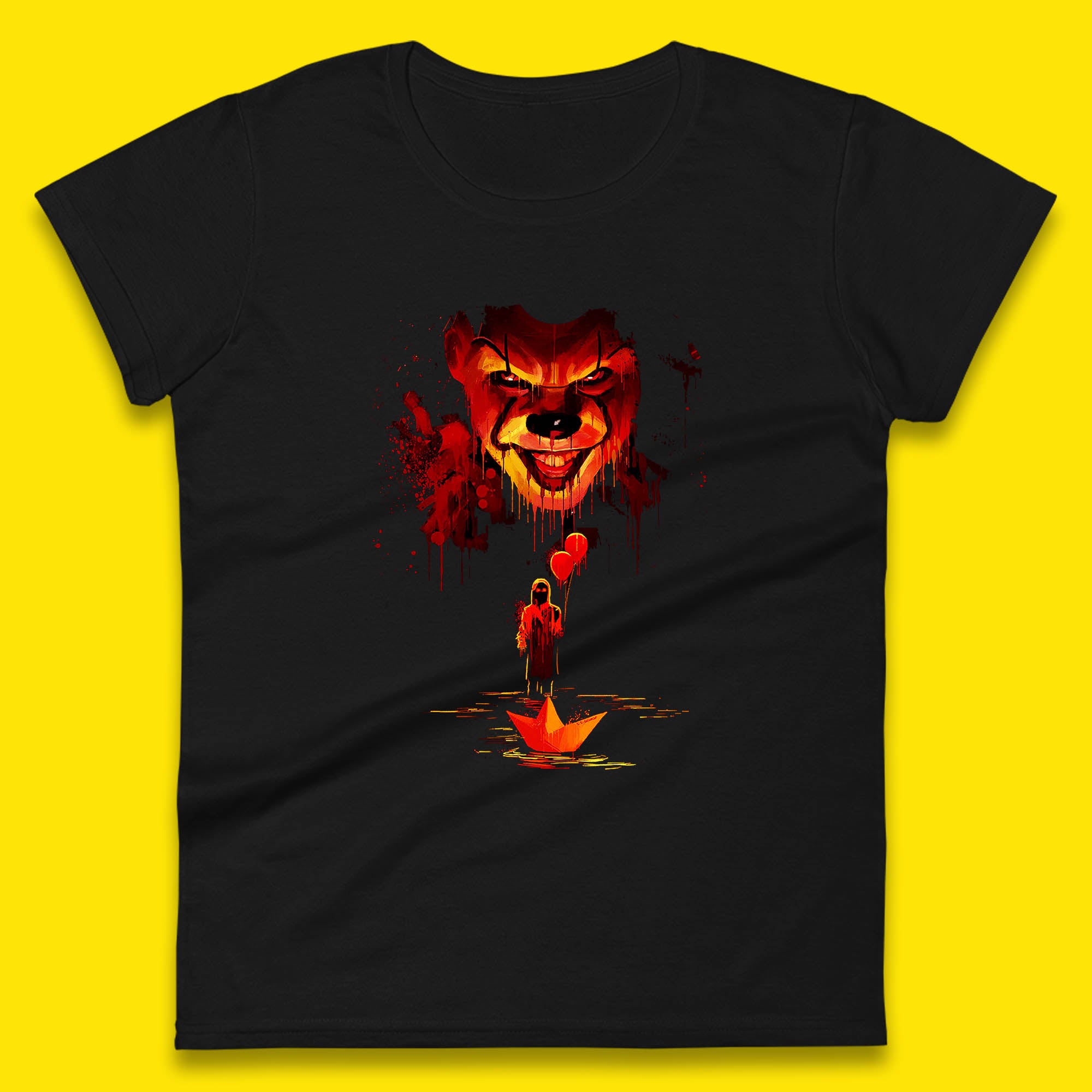 IT Clown Pennywise Halloween Horror Movie Character Serial Killer Clown Costume Womens Tee T Shirt Mens Tops Unisex Top XL
IT Clown Pennywise Halloween Horror Movie Character Serial Killer Clown Costume Womens Tee T Shirt Mens Tops Unisex Top XL