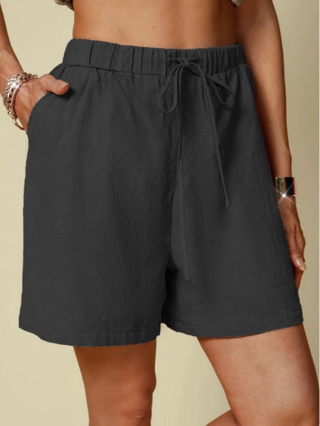 2026 Women s Cotton Linen Solid Color Loose Fit Elastic Waist Shorts L темно-сірий
2026 Women s Cotton Linen Solid Color Loose Fit Elastic Waist Shorts L темно-сірий