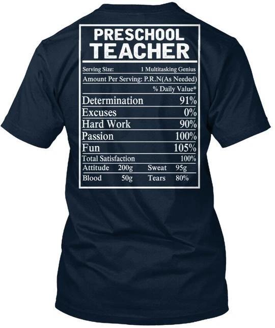 Preschool Teacher Determination 91% Excuses 0% Hard Work TTshirt USA Made S-5XL M
Preschool Teacher Determination 91% Excuses 0% Hard Work TTshirt USA Made S-5XL M