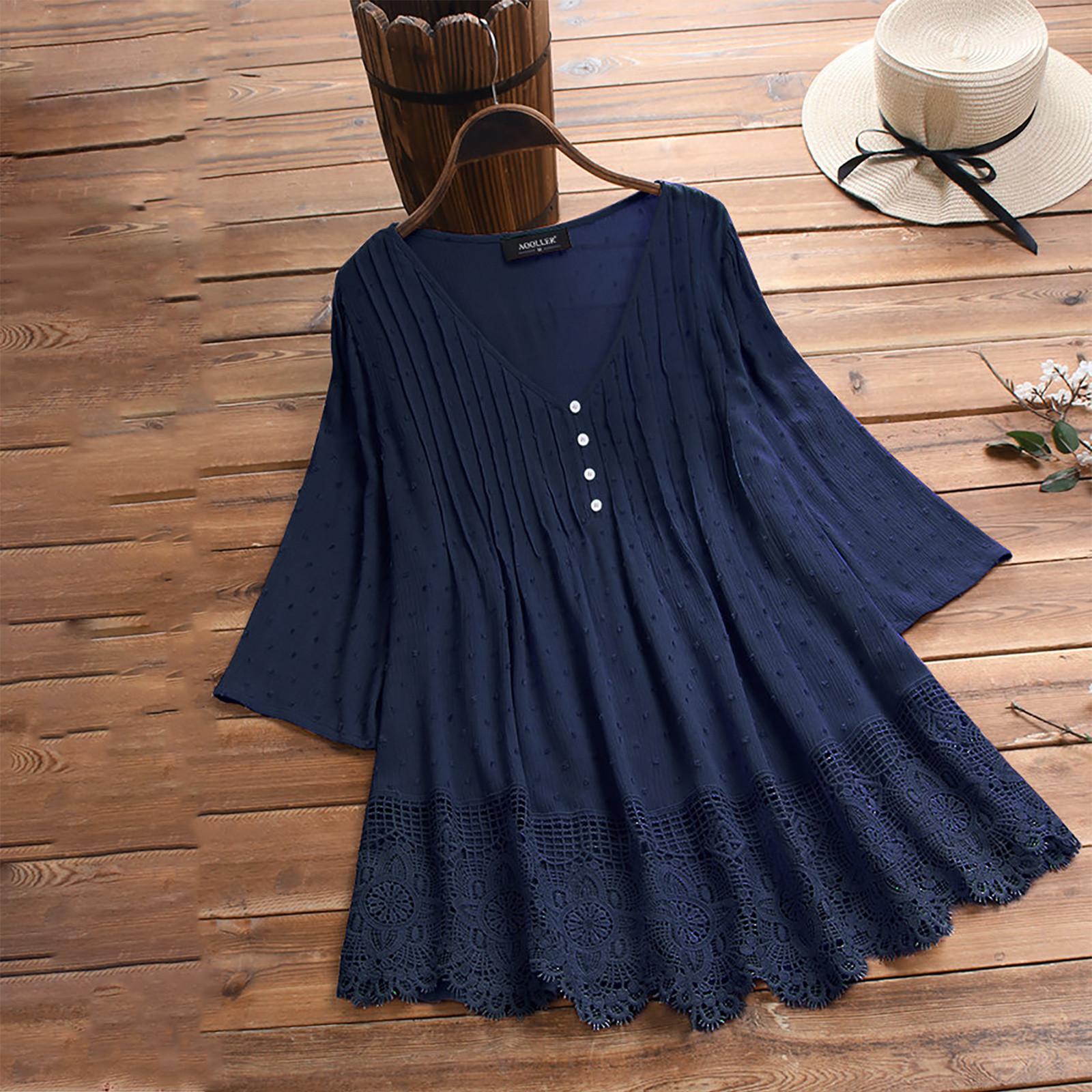 Women s Casual Top Color Cotton Linen Shirt Large Loose Hollow T-Shirt L
Women s Casual Top Color Cotton Linen Shirt Large Loose Hollow T-Shirt L