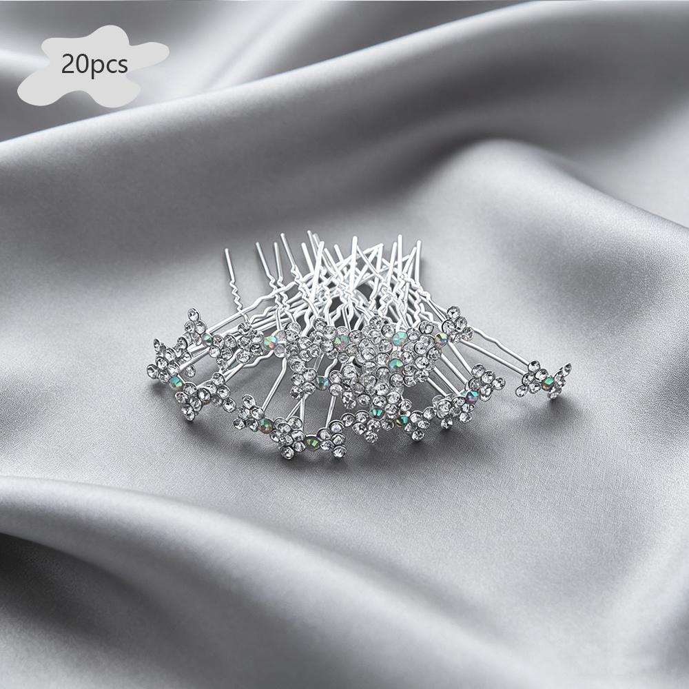 20Pcs Silver AB Rhinestone Hair Pins Sparkling Crystal Hair Sticks Elegant Bridal Hair Accessories Weddings Proms Formal Updos
20Pcs Silver AB Rhinestone Hair Pins Sparkling Crystal Hair Sticks Elegant Bridal Hair Accessories Weddings Proms Formal Updos