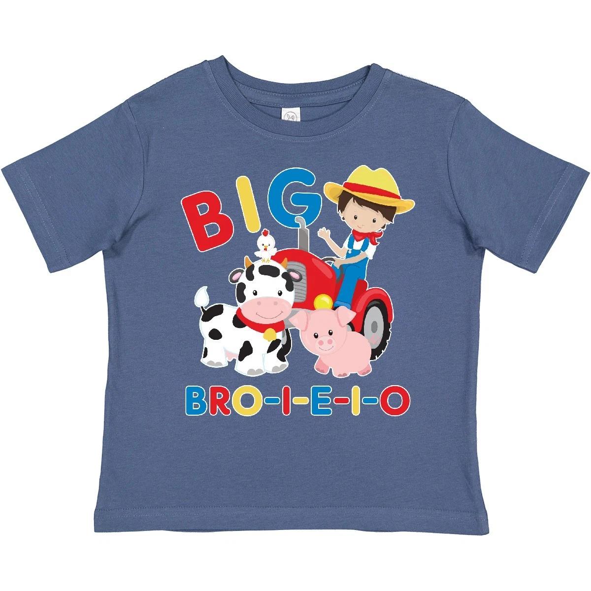 Inktastic Farmer Tractor EIEIO Big Bro Toddler kids boys T-Shirt Cow Pig Child Preschooler 160
Inktastic Farmer Tractor EIEIO Big Bro Toddler kids boys T-Shirt Cow Pig Child Preschooler 160