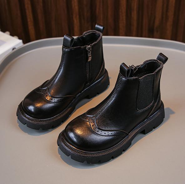 Kids Leather Boots Black Brown Children Chelsea Boots Non-slip Classic Solid Color Britain Style 27 чёрный
Kids Leather Boots Black Brown Children Chelsea Boots Non-slip Classic Solid Color Britain Style 27 чёрный