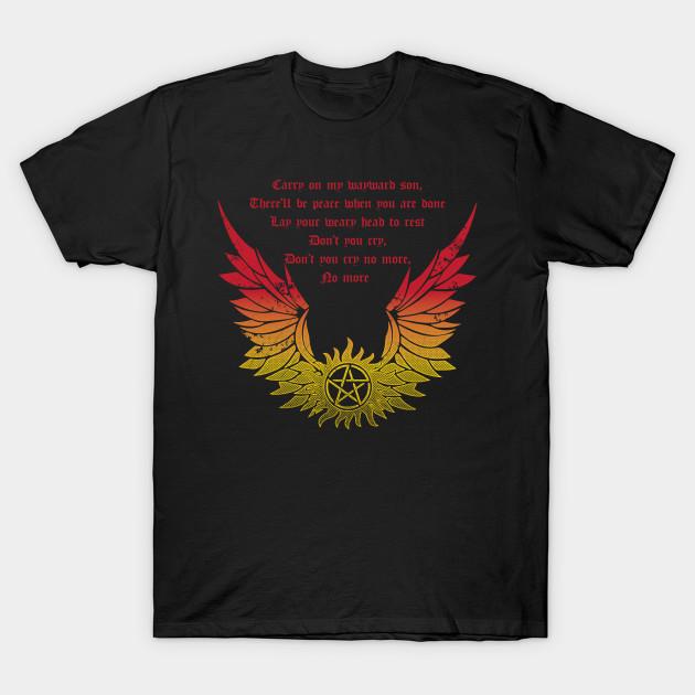 Men Black Print T-shirt Carry On Wayward Son No-Cut Transfer Paper Print Cotton Tshirt 3XL чорний
Men Black Print T-shirt Carry On Wayward Son No-Cut Transfer Paper Print Cotton Tshirt 3XL чорний