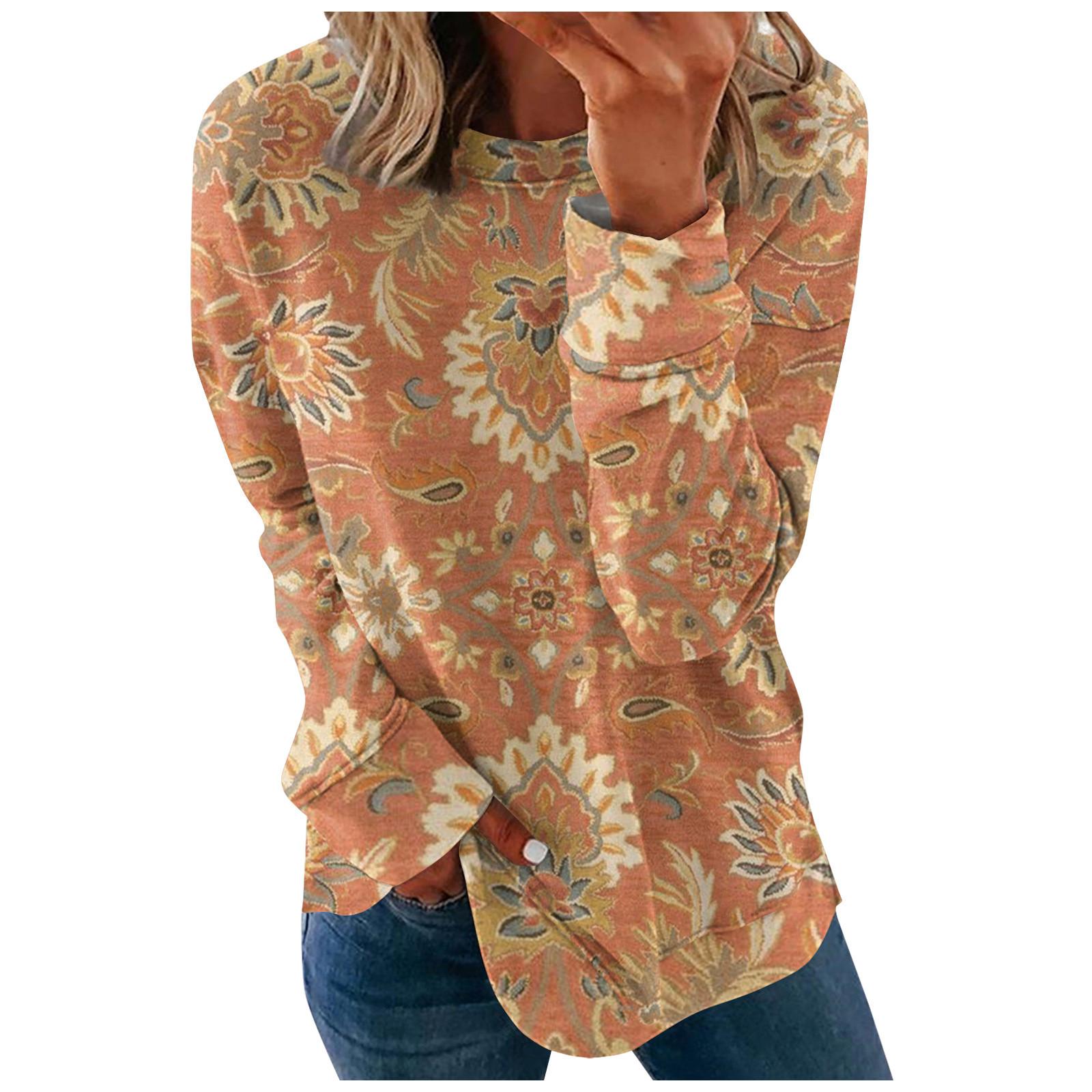 Women s Long Sleeve Tunic Loose Tops Casual Oversized Tops Pleated Tunic Button Down Casual Fall Women s Floral Print Tops XXL оранжевый
Women s Long Sleeve Tunic Loose Tops Casual Oversized Tops Pleated Tunic Button Down Casual Fall Women s Floral Print Tops XXL оранжевый