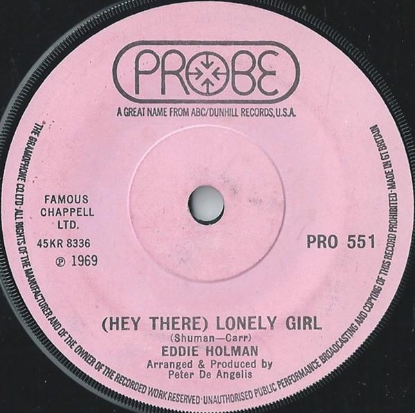 7-дюймовая пластинка EDDIE HOLMAN Hey There Lonely Girl 45KR8337 1972 UK SoulFunk Б/у
7-дюймовая пластинка EDDIE HOLMAN Hey There Lonely Girl 45KR8337 1972 UK SoulFunk Б/у