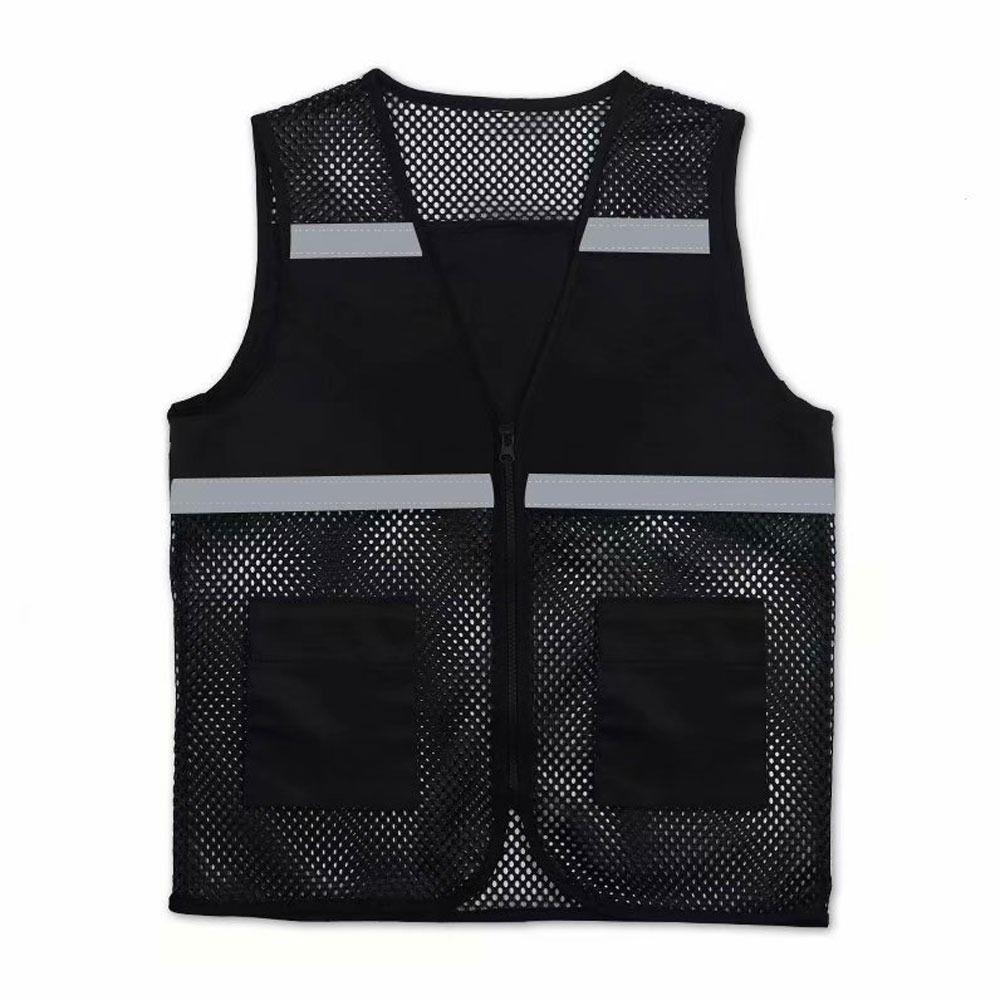 Vest Safety Vest Black Mesh Vest With Reflective Strips Construction Traffic Railway Metro Workers Fluorescent green-57-XXL
Vest Safety Vest Black Mesh Vest With Reflective Strips Construction Traffic Railway Metro Workers Fluorescent green-57-XXL