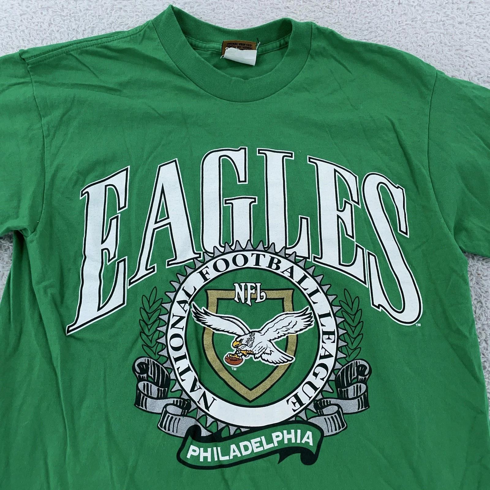 Винтаж 90-е Футболка Philadelphia Eagles Мужская Средний Размер Зеленая Nutmeg НФЛ Футбол США 3XL
Винтаж 90-е Футболка Philadelphia Eagles Мужская Средний Размер Зеленая Nutmeg НФЛ Футбол США 3XL