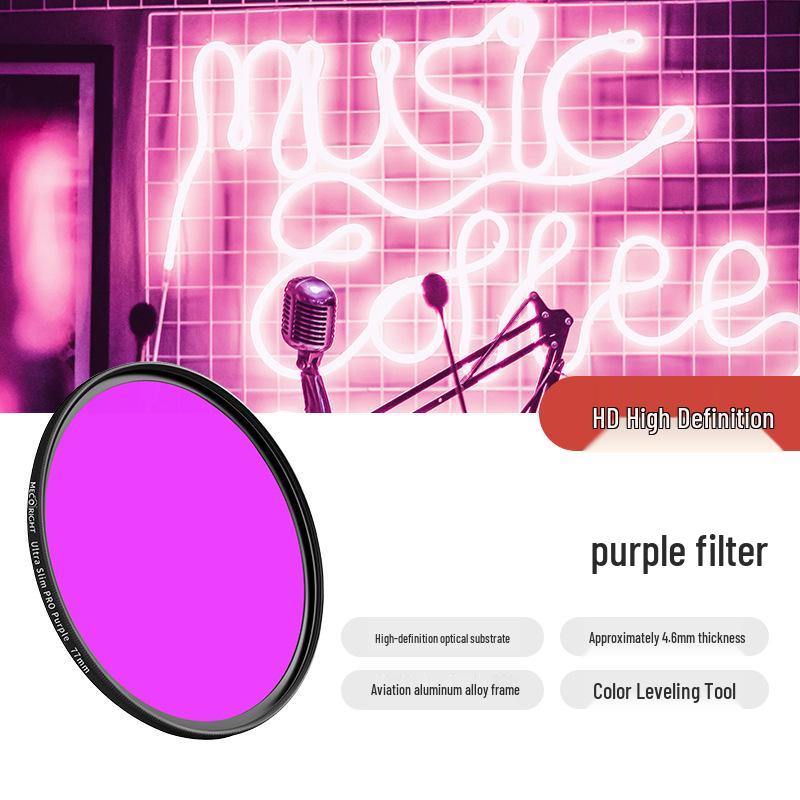 MECO Full Color Purple Filter: Enhances Marine Tank Corals for SLR, Mirrorless Cameras, and Mobile Lenses. HD Full Color Purple 37mm
MECO Full Color Purple Filter: Enhances Marine Tank Corals for SLR, Mirrorless Cameras, and Mobile Lenses. HD Full Color Purple 37mm