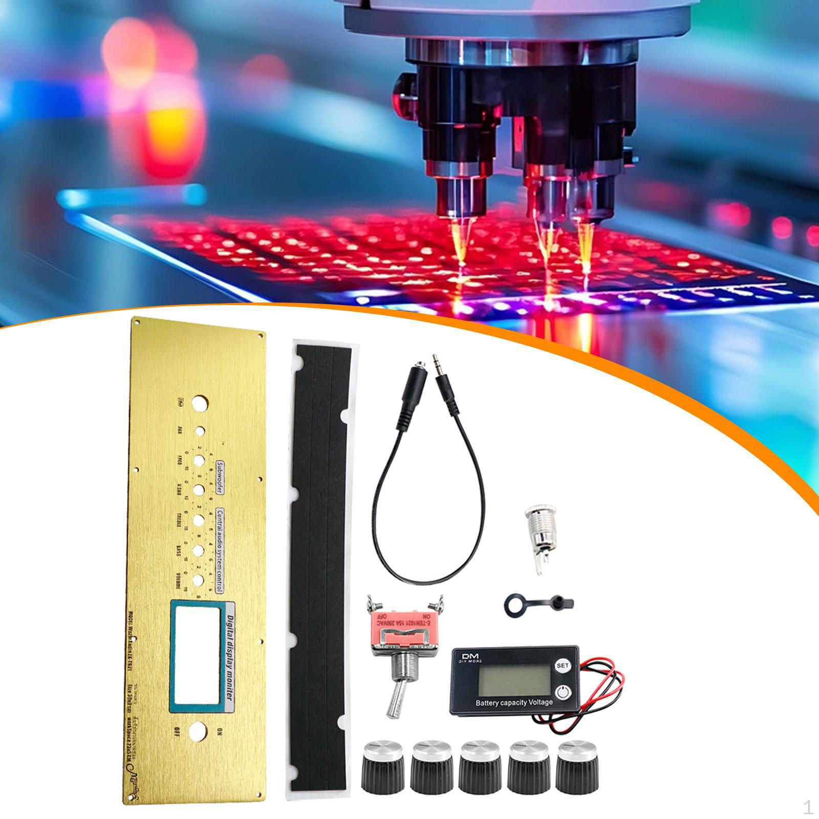 Electronic Power Amplifier Panel Front Central Audio System Control Volume Aluminum
Electronic Power Amplifier Panel Front Central Audio System Control Volume Aluminum