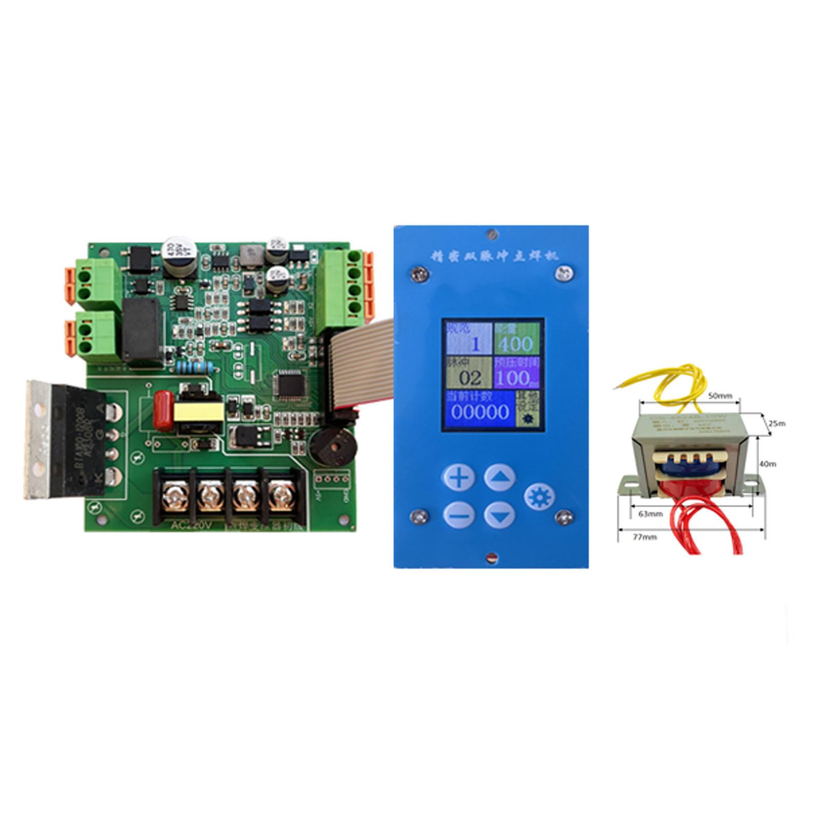 Плата керування зварювального апарату точкового зварювання подвійним імпульсом, контроль струму, модифікація DIY зварювального апарату з кольоровим екраном, ZY30B
Плата керування зварювального апарату точкового зварювання подвійним імпульсом, контроль струму, модифікація DIY зварювального апарату з кольоровим екраном, ZY30B