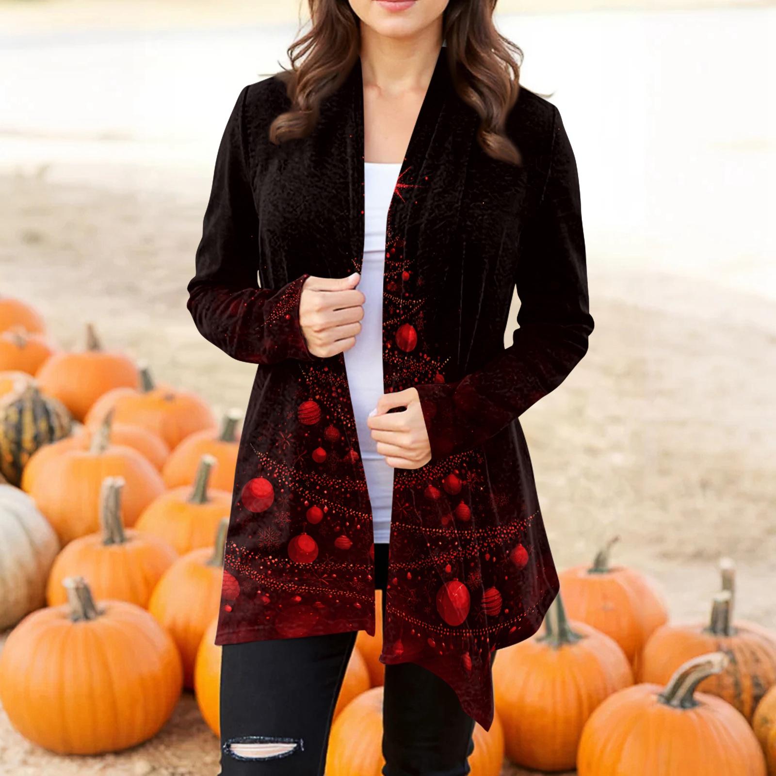 Women s Fashion Casual Christmas Printed Mid-Length Irregular Hem Cardigan Jacket L
Women s Fashion Casual Christmas Printed Mid-Length Irregular Hem Cardigan Jacket L