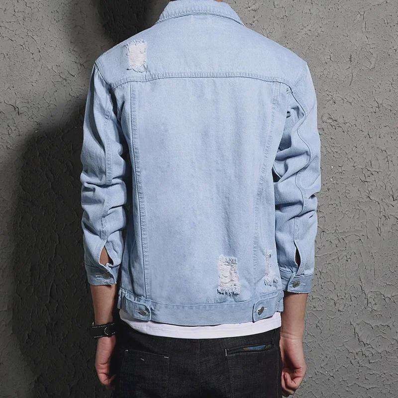 Men s Ripped Denim Jacket: Spring/Autumn Youth Classic Casual Fashion Coat XXXL темно-синього кольору
Men s Ripped Denim Jacket: Spring/Autumn Youth Classic Casual Fashion Coat XXXL темно-синього кольору