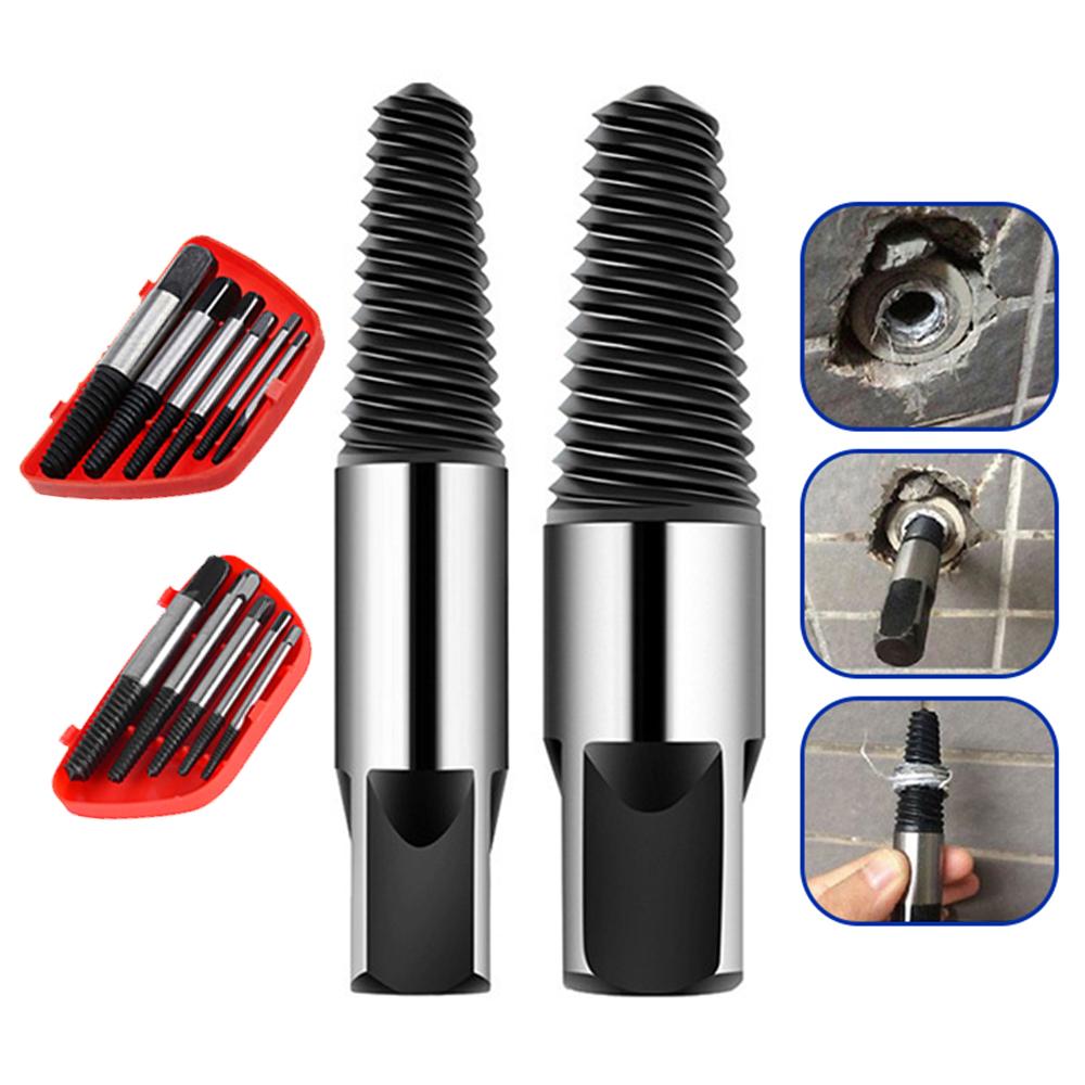 5pc Broken Wire Extractor 6pc Fine Tooth Broken Head Screw Removal Faucet Removal Tool Accessory Set
5pc Broken Wire Extractor 6pc Fine Tooth Broken Head Screw Removal Faucet Removal Tool Accessory Set