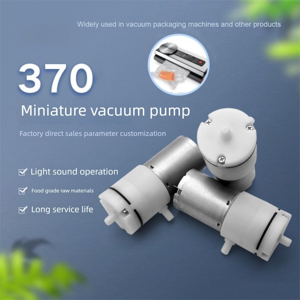 1PC Електричний міні-вакуумний повітряний насос 370 Booster Motor New Diaphragm Pump Treatment DC 12V
1PC Електричний міні-вакуумний повітряний насос 370 Booster Motor New Diaphragm Pump Treatment DC 12V